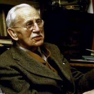 A picture of Sir Alister Hardy, the marine biologist who was among the first to speculate on humanity's possible aquatic past.