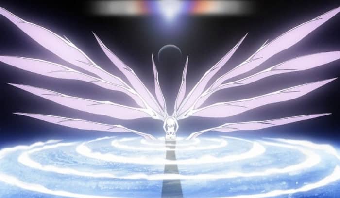 Famous still picture from the Japanese anime movie 'End of Evangelion.' Whose concept of "Human Instrumentality." is similar with Childhood's End "Overmind."