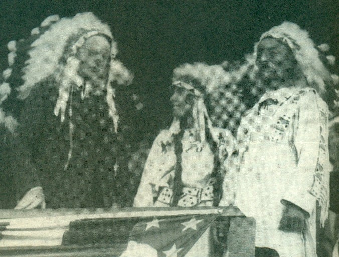 August 27, 1927 U.S. President Calvin Coolidge was adopted as an honorary member of the Sioux tribe in recognition of his support for the Indian Citizenship Act of 1924, granting full U.S. citizenship to all American Indians