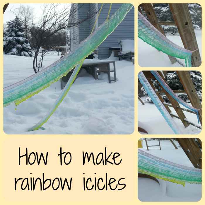 Ice Art How to Make Rainbow Icicles HubPages