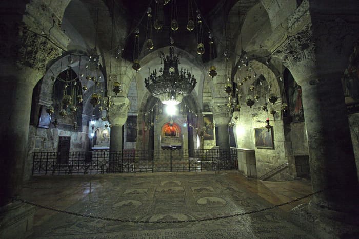 Church of Helena, place where Queen Helena mother of Emperor Constantine, found the fragments of the cross