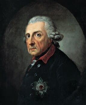 Frederick II of Prussia was admired both as a military commander and an enlightened despot. His coat is preserved in the German Historical Museum in Berlin.