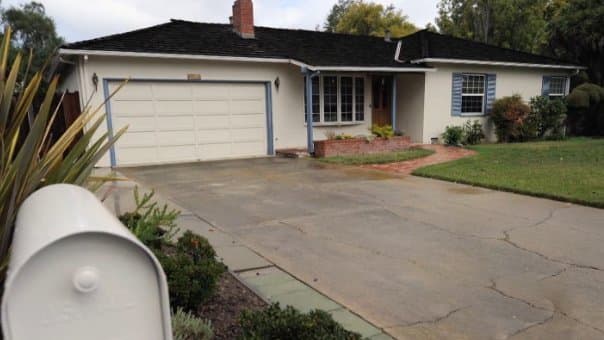 The garage at the Jobs home where Steve and Woz worked to build circuit boards to create Apple Computer Company in 1976.
