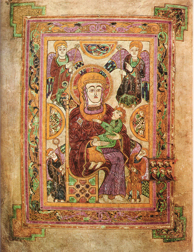 Folio 7. Image of Virgin and Child. The oldest image of the Virgin Mary in a Western manuscript.