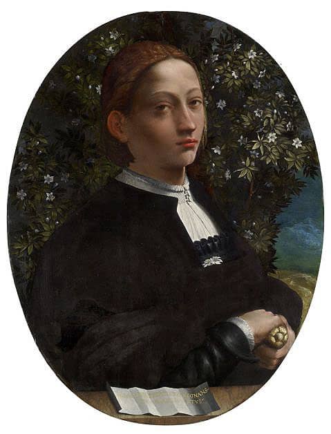 Dosso Dossi, Portrait of Lucrezia Borgia (?) (a. 1515), Victoria National Gallery Melbourne