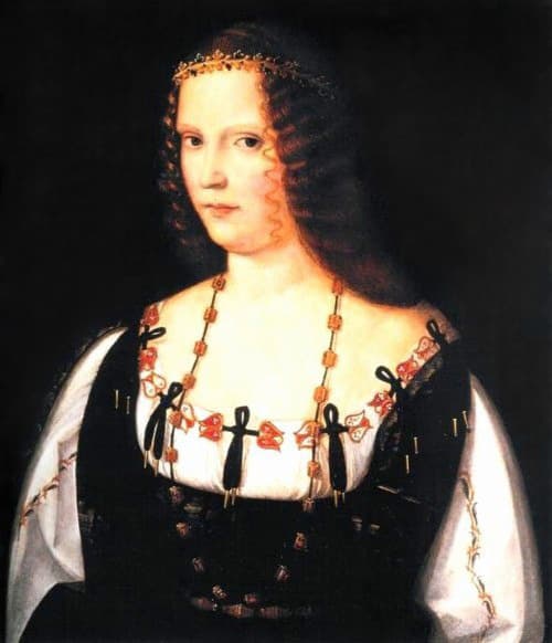 Bartolomeo Veneto, Presumed Portrait of Lucrezia Borgia (1505-1508), London National Gallery
