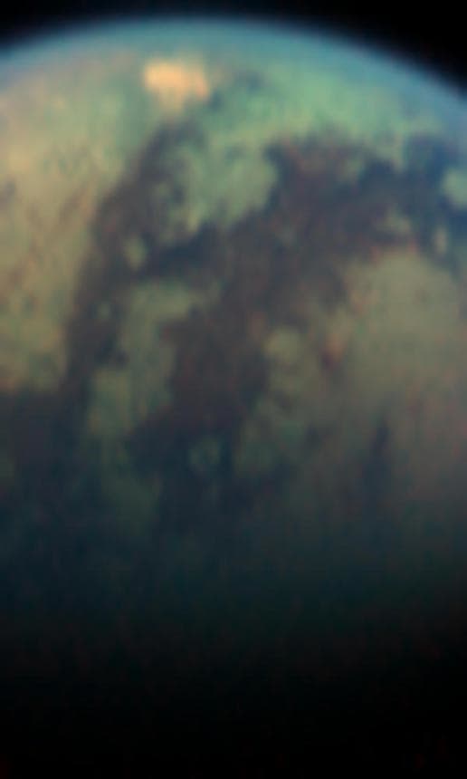 Notice the similar feature that shows up on many other planets, as well as Earth, in photographs of planetary poles.
