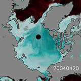 The black hole indicates where satellites are unable to retrieve data and fly over due to orbital restrictions or what is known as the No Fly Zone.