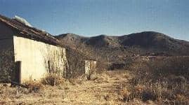 Remains of Gleeson, Arizona