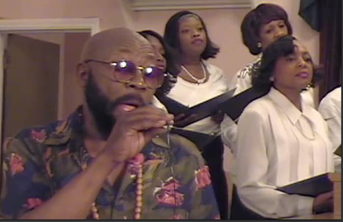 Take Me Back to Beale (Book III) portrays Isaac Hayes singing gospel music.