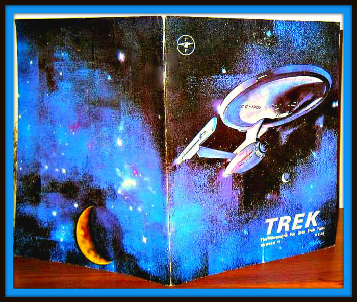 TREK # 11, The Magazine for Star Trek Fans. Printed in Houston Texas in July 1978. This is another hard to find issue there were only about 2,000 made of each issue back in these early days of the magazine.