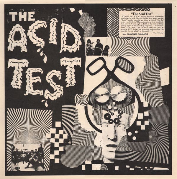 The Grateful Dead / Ken Kesey and the Merry Pranksters Sound City Studios "Acid Test" Trips Festival Mandatory January 29, 1966 Promotional Poster 14" x 14" (1966)