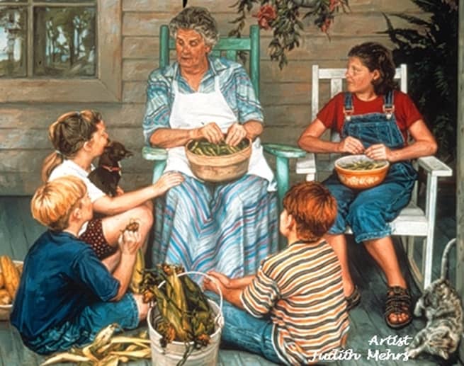 Okay, kids, this is the time a fish with breasts ate your uncle. Tommy, stop sniffing glue and listen to Grandma