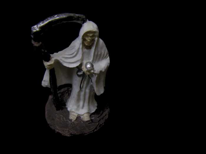 La Santisima is La Santisima no matter what color she wears. The white robed aspect is still her, and is, after all, her oldest aspect.
