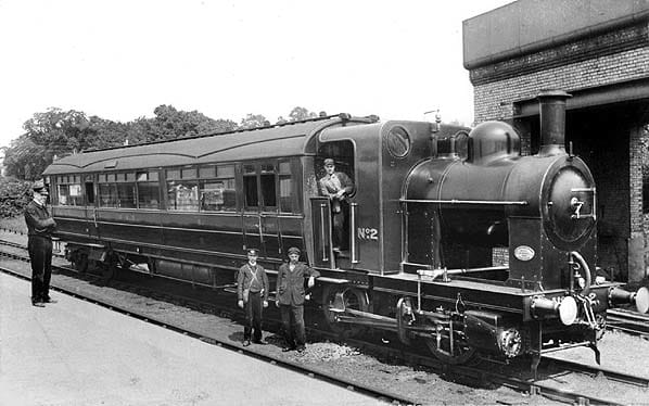 Or how about this Great Northern Railway Railmotor with a single carriage body and loco attached for branch services at Edgware, N W London 1906
