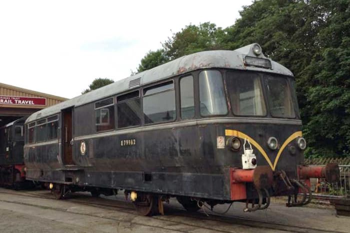 Early 1950s E79962 Diesel Railbus on the Keighley & Worth Valley Railway in Bronte country. Airfix/Dapol kits are available for this vehicle, look for it at exhibitions, swapmeets or online for this gem. They ran everywhere from Dartmoor to Dundee
