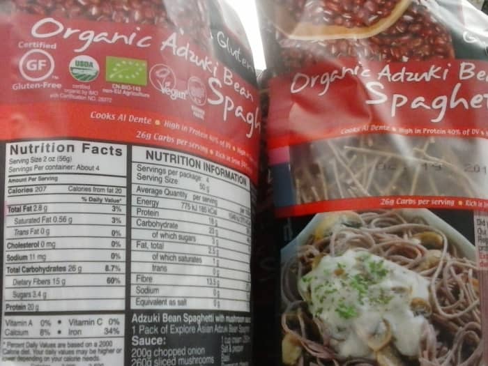 Not all bean pastas are equal, but this red adzuki bean pasta is unbelievably low in carbs.
