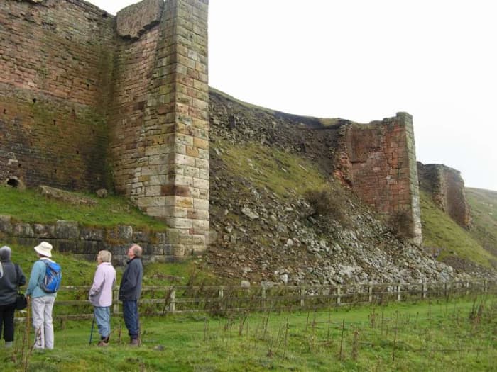 Rosedale East Calcining Kilns - the stone was roasted to extract moisture, thus reducing weight carried by rail = lower transit costs