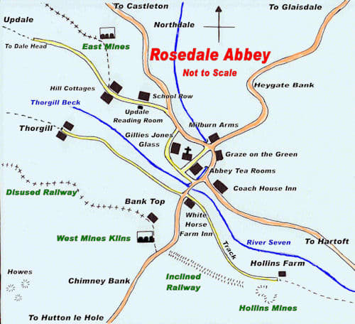 Find your way around Rosedale Abbey. After September things tend to shut down, so make sure if you come out of season you don't leave it too late... or too early!