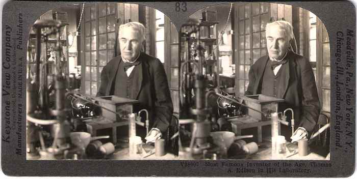 Thomas Edison--The value of this to me is extremely high, a rare piece of history, indeed.