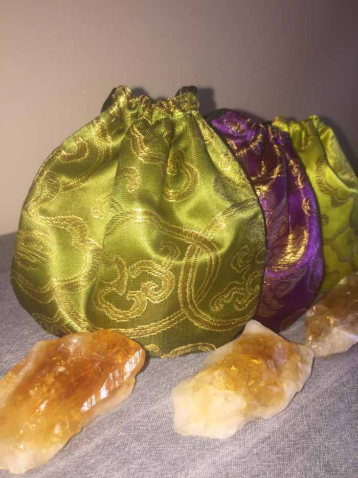 Money bags for wealth