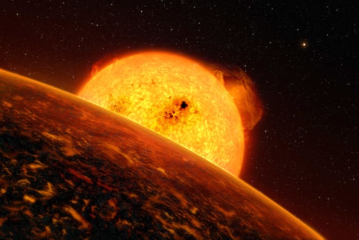 Artist’s impression of Corot-7b