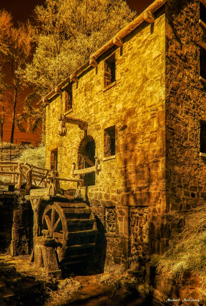 The Old Mill in North Little Rock, Arkansas, never actually operated as a mill. Developer Justin Matthews intended the mill to represent a bygone era.