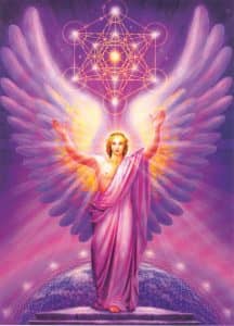 The young version of Metatron. Some believe in the jewish tradition that this was the transformation of Enoch.