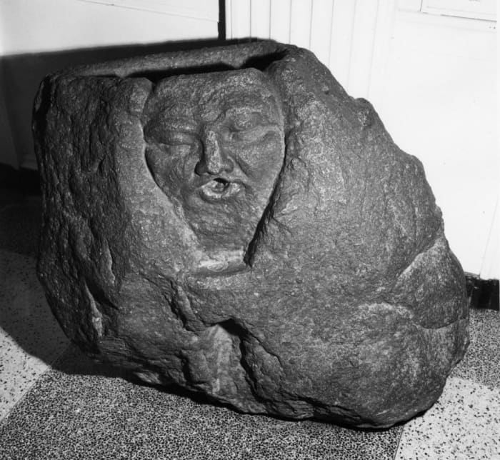 This ancient Phoenician stone found in Minnesota shows the hollow bassinet at the top used for infanticide ritual sacrifice.