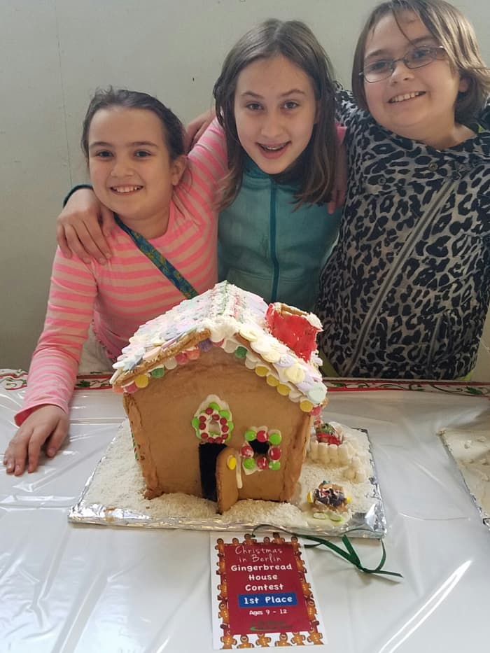 My daughter and her friends shared the first place award at our town's gingerbread house contest last December.