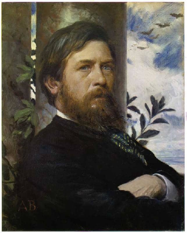 Arnold Böcklin, self portrait, 1873.