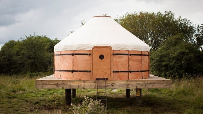 Yurts are fun, easy to build, and have an eccentric bohemian feel that is sure to light up any forest property. Yurt are an inviting home on permaculture homesteads and market garden farms.