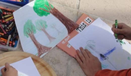 Learning about drawing with perspective was one of the activities we did this week during our History Morning Basket & Activities time: Leonardo da Vinci & The Renaissance.