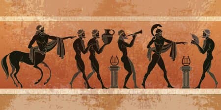 Many stories about the Greek Gods, as well as epic stories such as Homer's The Odyssey, depicted characters exhibiting those values that were so important to the Greeks.