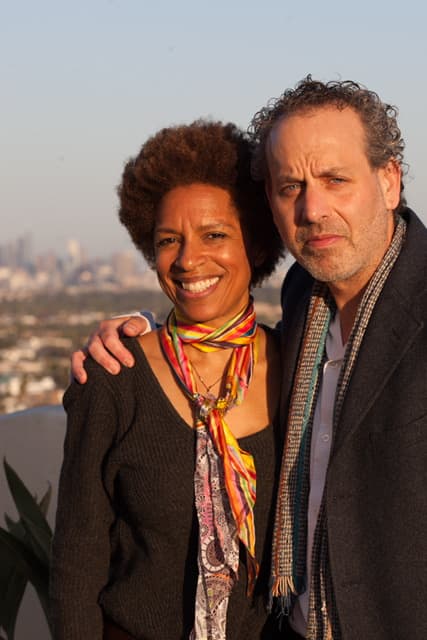 Jordan with his wife Elizabeth at the book party for the audio release of Gene Wilder’s novel “Even Dogs Learn How to Swim,” which Jordan directed.