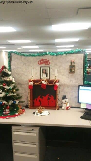 50+ Easy DIY Cubicle Christmas Decorations to Decorate Like a Boss ...