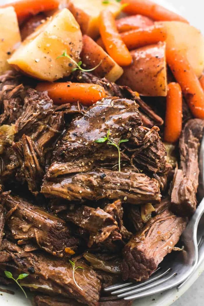 This show stopper Pot Roast from lecremedelacrumb.com is perfect for your next special occasion dinner.