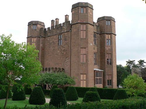 Kenilworth Castle, in Warwickshire. The castle was originally Saxon, and this stone building dates from the 11th century. John of Gaunt acquired it from his first wife, and turned it from a purely military castle into a fortified home. Copyright john