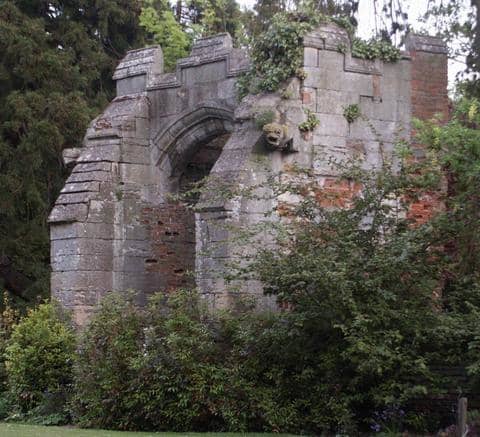 Kettlethorpe Manor, the larger of Hugh Swynford's estates in Lincolnshire. This gate house is the surviving part of the house Katherine Swynford would have known.