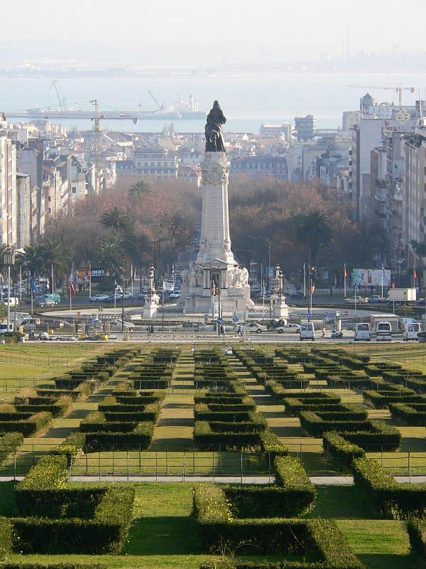 The statue raised in honour of the Marques de Pombal - stood sentinel, facing the sea and the heart of Lisbon - the city he claimed back from ruin.