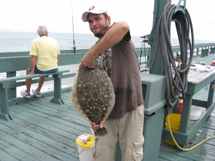 This flounder weighed almost seven pounds.