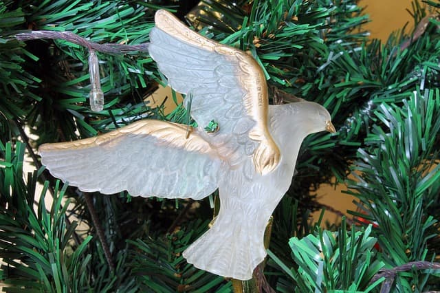 Dove Christmas Ornament - the bird of peace seems an appropriate addition to a Christmas tree