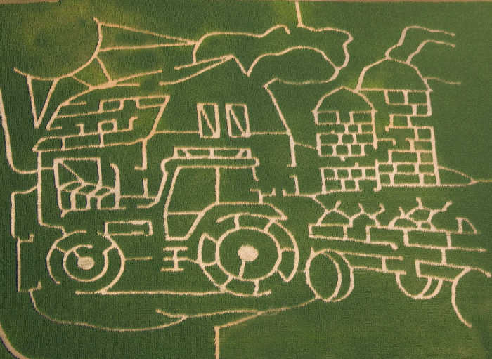 Meadow View Corn Maze in Illinois for 2010-Opens Aug 6th(Written permission granted to publish photo)
