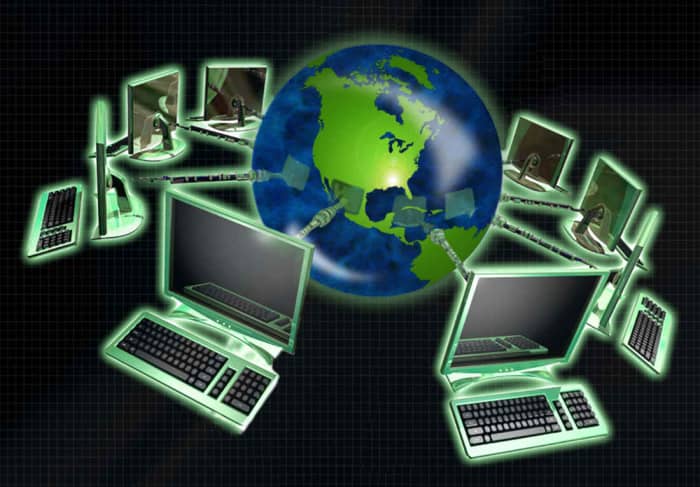 A World that is being Interconnected by the computers through the Web from all over the Globe from different countries at the same time, and all the time