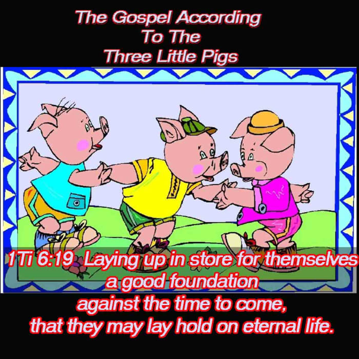 1Ti 6:19 Laying up in store for themselves a good foundation against the time to come, that they may lay hold on eternal life.