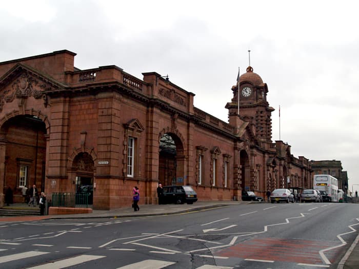 This is a fairly modern photo of the Midland Station and like the Victoria the out side of the station has remained pretty much unchanged.
