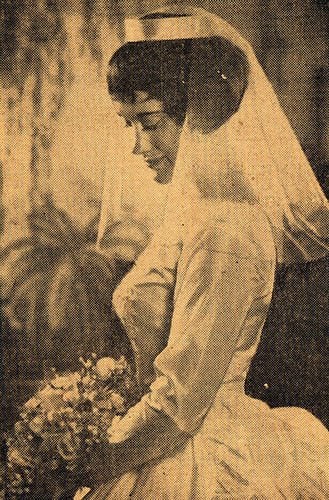Tradition says that a woman's name should be mentioned in the newspaper three times: when she is born, when she dies, and especially when she gets married.