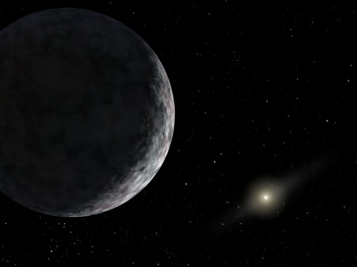 This is depiction of the mysterious planet X! This is the planet that could bring about the destruction of planet earth, (so some believe).