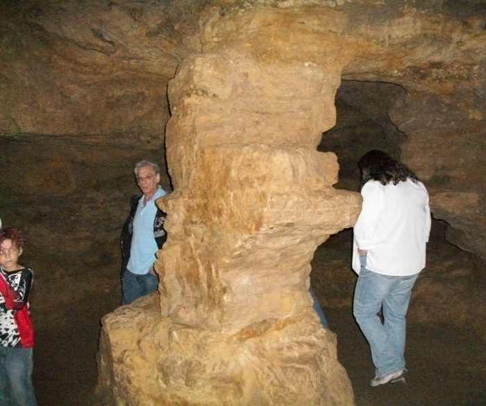 If you go around this column once, you will have good luck for 24 hours. Don't go around twice- it will cancel the promise.