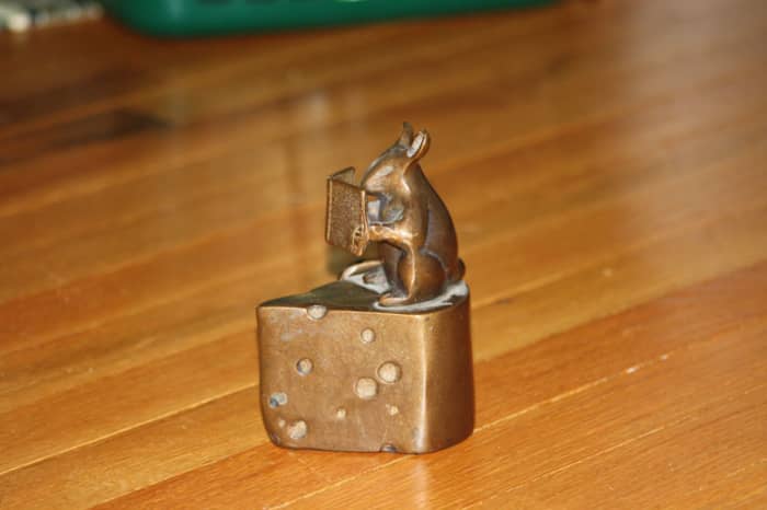 I looked for my large rock from Ireland, but could only find this. I would guess it weighs about 5 lbs or so. I'd start small and err on side of caution if trying this at home.